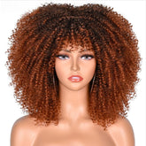 14 Inch Afro Kinky Curly Wig for Black Women